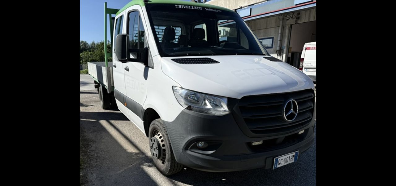 MERCEDES SPRINTER 416 DOPPIA CABINA E CASSONE FISSO - usata in vendita Abruzzo Marche 1