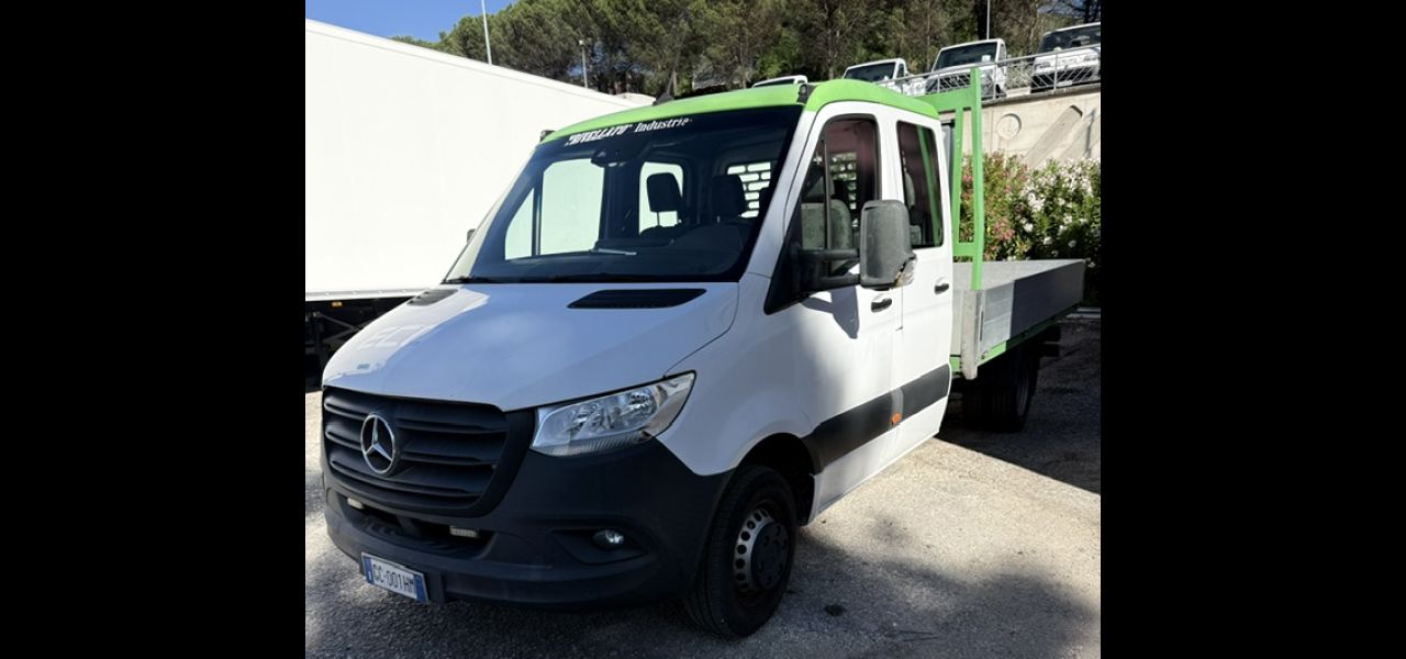 MERCEDES SPRINTER 416 DOPPIA CABINA E CASSONE FISSO - usata in vendita Abruzzo Marche 1