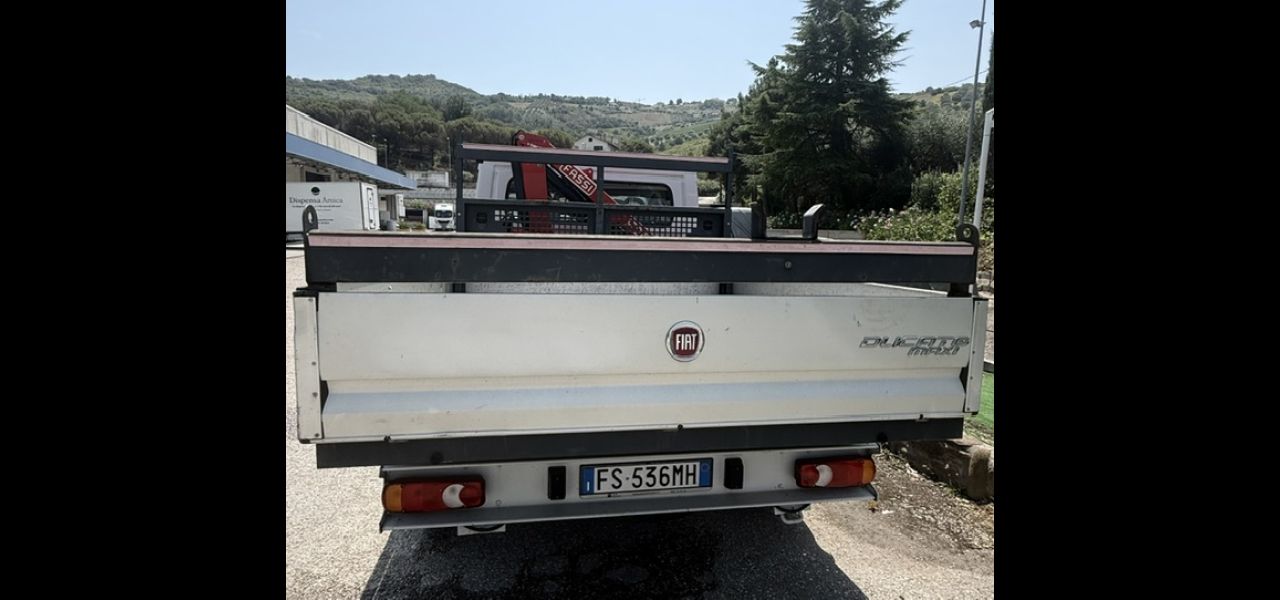 FIAT DUCATO DOPPIA CABINA E  GRU  - usata in vendita Abruzzo Marche 1