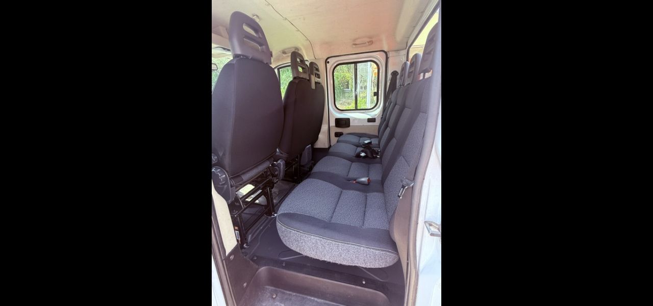 FIAT DUCATO DOPPIA CABINA E  GRU  - usata in vendita Abruzzo Marche 1